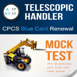 A17 - RT17 Telescopic Handle Citb CPCS NOCN blue card renewal mock test, theory practice test with 144 Qestions and answers PDF