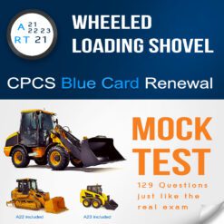 A21 - RT21 Wheeled Loading Shovel Citb NOCN CPCS Blue Card Renewal Mock Test PDF Cover Image