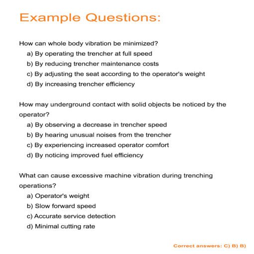 CPCS trencher renewal mock test questions and answers example, practice test