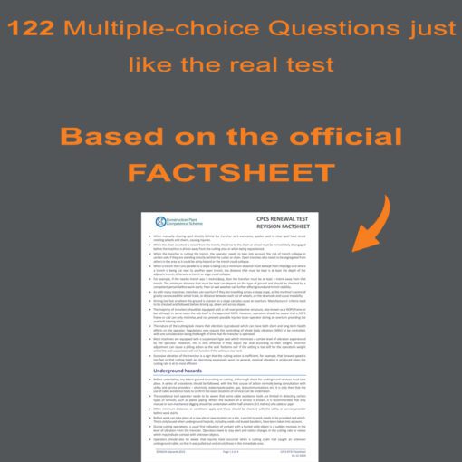 Trencher Factsheet mock test 117 questions like the touch screen test