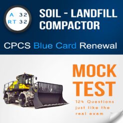 A32 RT32 Soil Landfill Compactor Citb NOCN CPCS Blue Card Renewal Mock Test PDF