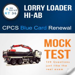 RT36 CPCS Blue Card Renewal Mock Test with 139 Questions and Answers / A36 Lorry Loader Hi-ab