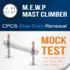 RT27 MEWP Mast Climber CPCS Blue Card Renewal Mock Test - 106 Questions and Answers PDF